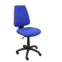 silla de oficina ergonomica con mecanismo permanente y regulable en altura  asiento y respaldo tapizados en tejido bali color azul piqueras y crespo modelo 14cp