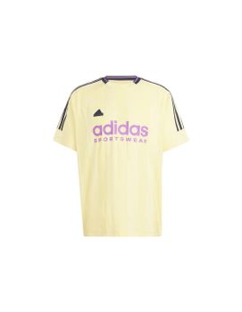 Camiseta adidas House Of Tiro Jacquard Hombre Amarillo