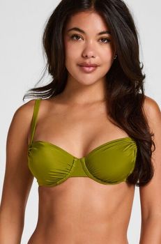 Hunkemöller Top de Bikini Bardolino con Aros y Relleno Verde