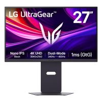 lg ultragear 27g850a-b 27 4k uhd nano ips 240hz 1ms g-sync freesync hdr600 usb hdmi dp pivotable negro