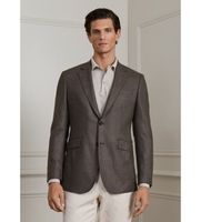hackett london para hombre hm4400187 chaqueta twill taupe 4232 casual lana clasico