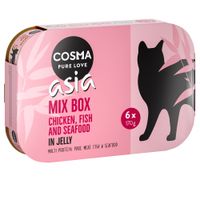 cosma asia en gelatina 24 x 170 g - pack ahorro - pack mixto 4 variedades