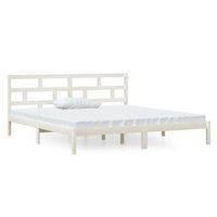 cama matrimonial  cama para adultos  estructura de cama de madera maciza de pino blanco 140x190 cm