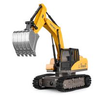 y1803 120 13ch 24g rtr excavadora rc de aleacion modelo de vehiculo con luces coloridas efectos musicales rocio para n