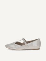caprice slipper white made of leather with block heel size 38
