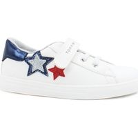 tommy hilfiger deportivas moda sneaker white blue red t1a4-30611 para nino