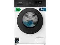 lavadora carga frontal - cecotec bolero dresscode 7150 inverter a capacidad 7 kg 1400 rpm 12 programas plus steammax white
