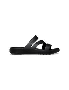 Sandalias Crocs Getaway Strappy Mujer Black