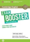cambridge english exam booster with answer key for first and first for