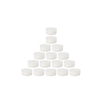 Lote de 16 velas para portavelas blancas d40