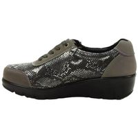 g comfort zapatos mujer blucher impermeable 799-2 nubuck-licra gris para mujer