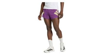 Pantalones cortos adidas adizero road to records 3in violeta dorado para hombre