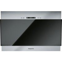 hotpoint phvp 64f al k1 canopy cooker hood - black black