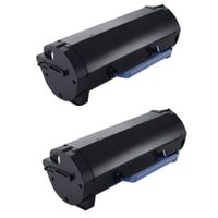 compatible multipack dell b2360d printer toner cartridges 2 pack -593-11167