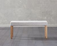 mia small grey bench