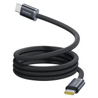 baseus cable de absorcion magnetica type-c a type-c de 100w transmision de datos de carga rapida nucleo de cobre estanad