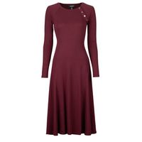 lauren ralph lauren vestido largo brendy knitfit flaredresses para mujer