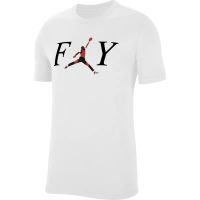 camiseta air jordan graphic fly white