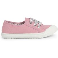 pisamonas zapatillas zapatillas tela punta goma cordones para nino