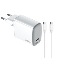 cargador gan 1c 65w  c a c 2m cabl