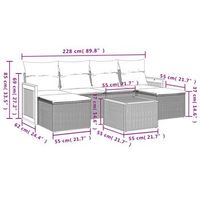 conjunto de esteras de jardin incluye 7 esteras estilo beis