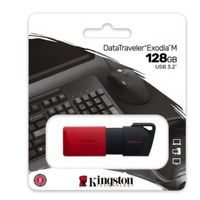 kingston datatraveler exodia m unidad flash usb 128gb usb 32 negrorojo