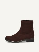 caprice bootie brown made of textiles with block heel size 38