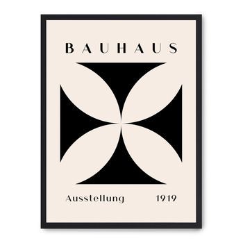 Cuadro Bauhaus Black Forms Ii