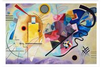 poster amarillo wassily kandinsky sin marco 60x40cm