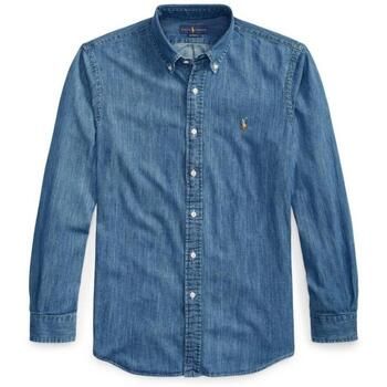 Polo Ralph Lauren Camisa manga larga Custom Fit Denim Shirt - Navy para hombre