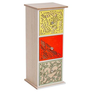 Caja organizadora multicolor pequeña 14,5x13x35,5