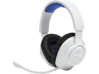 auriculares gaming - jbl quantum 360p console wireless para playstation inalambrico cancelacion activa de ruido microfono blanco y azul
