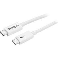 cable thunderbolt 3 pasivo startech 1 m 20 gbps 100w pd 4k blanco