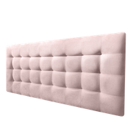 cabecero cama canada deluxe tapizado tejido antimanchas rosa palo 200x70cm