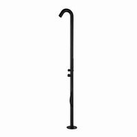 ducha de acero aisi 316l negro sined de ducha alghero negro