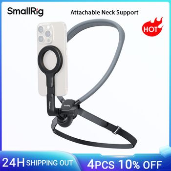 Soporte magnético para el cuello SmallRig para teléfonos inteligentes soporte para teléfono para el cuello soporte para Selfie Vlog para iPhone 17 Seires para Android 5127