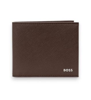 BOSS para hombre. 50568401 Cartera Northon marrón (OSFA), Casual, Clásico, Piel