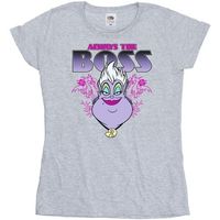 disney camiseta manga larga the little mermaid mum is the boss para mujer