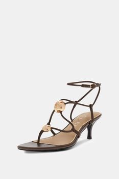 Sandalias Aysee Con Detalle Metálico