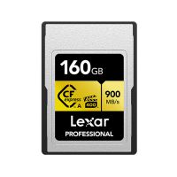 tarjeta cfexpress lexar 160gb 900mbs negro resistente a golpes y vibraciones