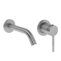 griferia de lavabo empotrada rea clif brushed nickel high