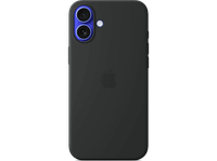 apple funda de silicona con magsafe para iphone 16 plus negro