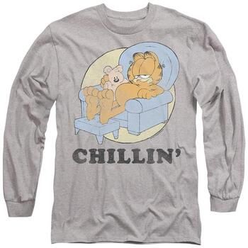 Garfield Camiseta manga larga Chillin para hombre