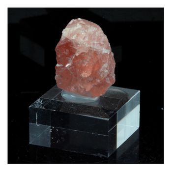 Rose Fluorite - Piedra Natural De Francia, Chamonix - Cristal Curativo Y Protección | 53.67 Ct - Certificado De Autenticidad Incluido | 20 X 15 X 13