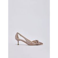 liu jo zapatos de tacon zapatos de salon en ante con cut-outs para mujer