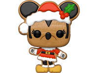 figura funko pop - disney santa minnie mouse gingerbread 95 cm multicolor