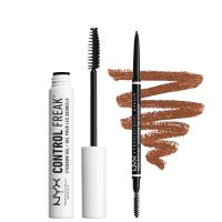 nyx professional makeup tame and define brow duo varios tonos - blonde