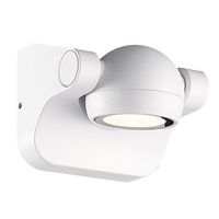 dopo lighting-aplique de pared sile ip54 led 6w 390lm 3000k bl