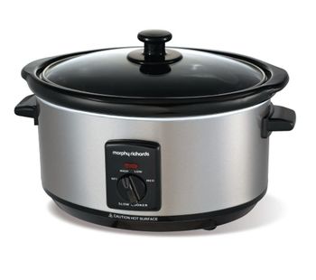 MORPHY RICHARDS 48709 Slow Cooker - Stainless Steel, Stainless Steel