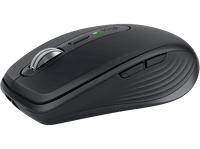 raton inalambrico - logitech mx anywhere 3s bluetooth 8000 ppp multiplataforma botones personalizables carga rapida usb-c multisistema negro